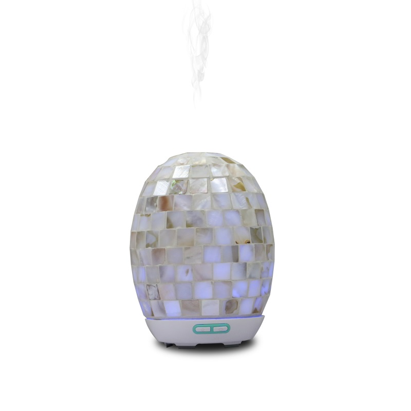 Groothandelskosten hoge kwaliteit mozaïek paster glas aroma olie diffuser